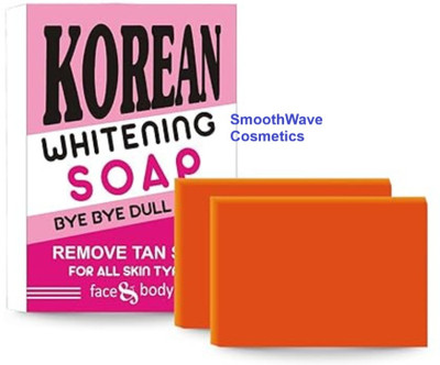 SmoothWave Cosmetics Korean Whitening Soap pack of-2-90(2 x 100 g)