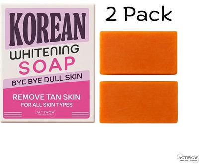 ACTIWOW Korean Soap with Natural Whitening Glow 2PCS(100 g)