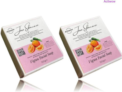 ACTIWOW Jiore Vigwa Whitening Soap for Soft, Smooth Skin Combo(2 x 100 g)