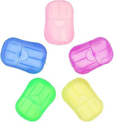MILAN Enterprise Travel Soap Paper Washing Hand Bath Clean Scented Slice Sheets Box-X9(5 x 10 g)