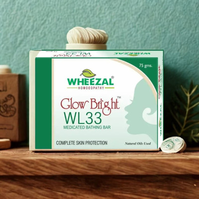 WHEEZAL GLOW BRIGHT WL 33 MEDICATED BATHING BAR(4 x 75 g)