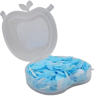 eiliaz Apple Shape Portable Disposable Paper Soap ( 2 IN PACK)(2 x 15 g)