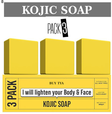 Buy TYA Kojic Soap with Niacinamide | Triple Pack | Glow & Spot Fix(3 x 100 g)