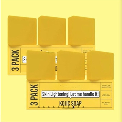 BLACYOU Kojic Acid Soap Niacinamide Skin Brightening Pigmentation Remover(Pack Of 6)(6 x 100 g)