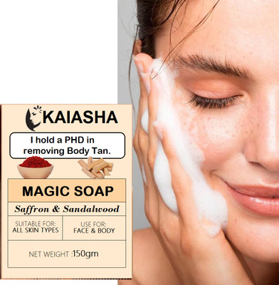 KAIASHA Soap Tan Removal Soap Detan Soap For Smooth Skin(150 g)
