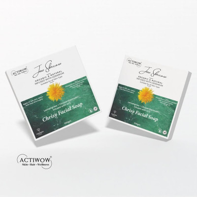 ACTIWOW Jiore Chrisy Soap Exfoliating Lavender for Soft Skin JS01(2 x 100 g)