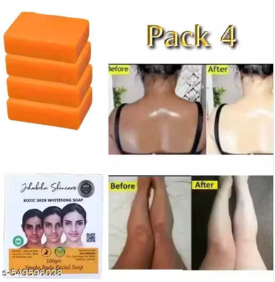 Dr. NAvadiya Jiore skincare sinche Body Kojic Soap Natural (pack 4)(4 x 100 g)