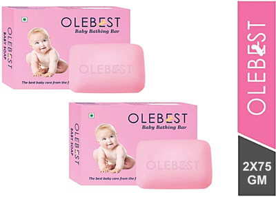 OLEBEST Baby Bathing Bar 2x75gm(2 x 75 g)
