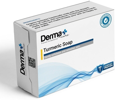 Derma Turmeric Soap | Turmeric Root Powder & Turmeric Essential Oil | Handmade |(3 x 41.67 g)