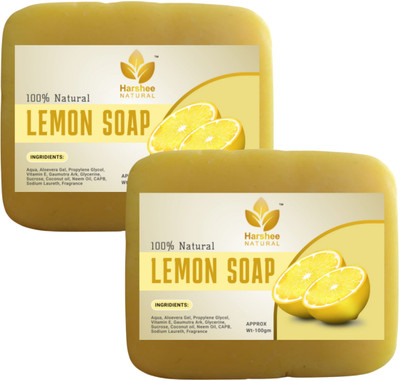Harshee Natural lemon soap pck 2(2 x 100 g)