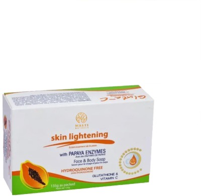 MaatiNaturals Gluta-C Skin lightening Face & Body Soap With Papaya Enzymes & Vitamin C(135 g)