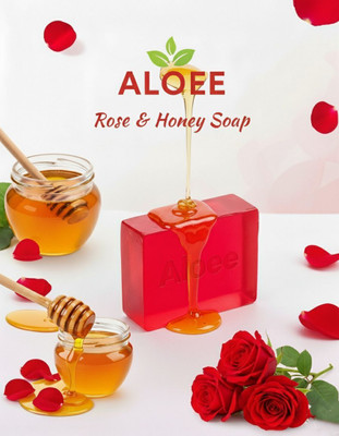ALOE E Natural Rose Water & Honey Soap Base-DIY-Soaps(450 g)