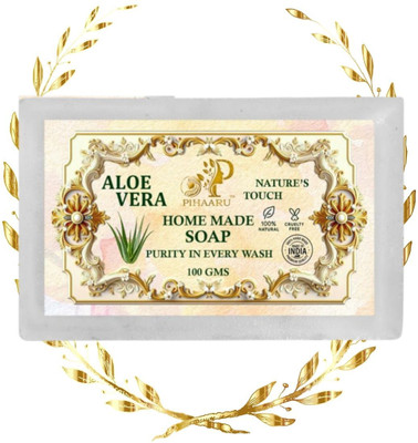 Pihaaru Aloe Vera Crystal Clear Soap Lightweight Lather(100g).(100 g)
