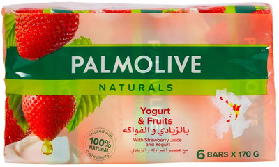PALMOLIVE Yogurt & Fruits Soap(Pack Of 6) - 170(6 x 28.33 g)