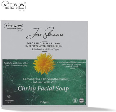 ACTIWOW Jiore Chrisy Soap Whitening Kojic Acid for Daily Glow(100 g)