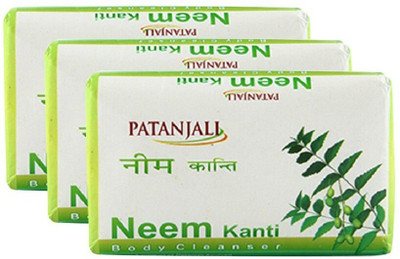 PATANJALI Neem Kanti Soap | Pack of 3(3 x 0.25 g)