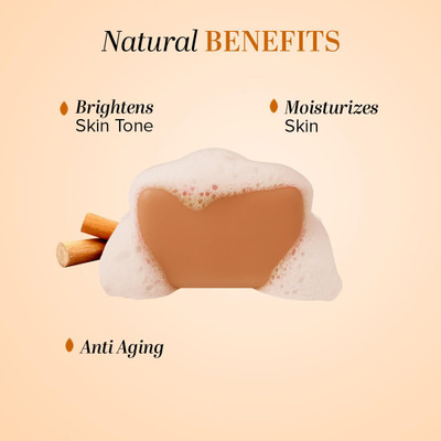 GoReady // Ayurvedic Magic Soap Sandalwood & Saffron – Natural Glow & De-Tan(100 g)