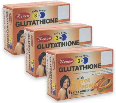 RENEW Glutathione with carrot & papaya men & women (135g)(3 x 45 g)