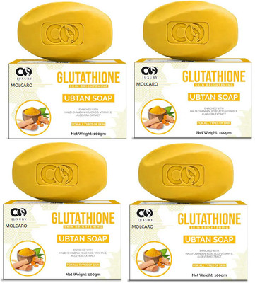 MOLCARO GLUTATHIONE UBTAN SOAP(4 x 25 g)