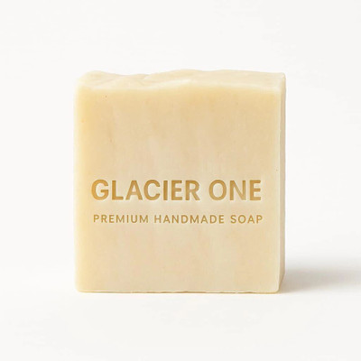 GLACIER ONE Handmade Soap Specifically Crafted for Babies Gentle & Mild Cleans Chemical free(100 g)