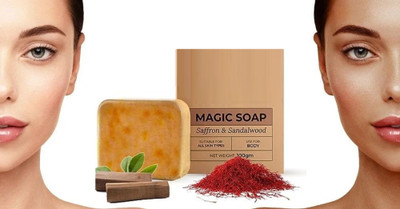 PERLENTE Natural & Handmade sfflon and sandalwood Soap pack of 1(150 g)