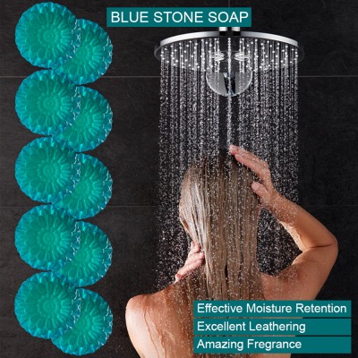 Groovy Onion Oasis Blue Stone Bath Soap (100GM) (PACK OF 10)(10 x 100 g)