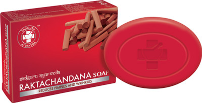 sadguru ayurveda RAKTHACHANDAN SOAP(75GM) - PACK OF SIX(6 x 75 g)