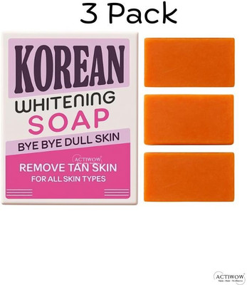 ACTIWOW Korean Soap Herbal Glow Radiance Bar 3PCS(3 x 33.33 g)