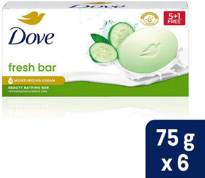 DOVE Fresh Moisture Beauty Bathing Bar(5 x 75 g)