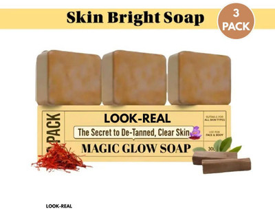Look-Real Ghar Magic Soap With Neem Charcoal Cleanse(3 x 100 g)
