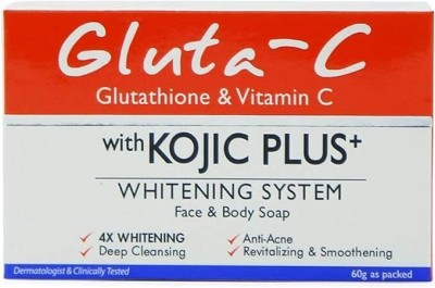 Gluta-C Glutathione & Vitamin C WITH KOJIC PLUS+ WHITENING SYSTEM Face & Body(60 g)