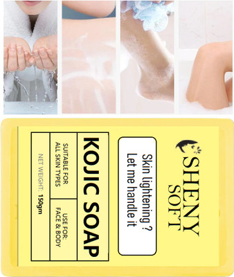 sheny soft Glow Starts with Every Wash handmade kojic soap(150 g)