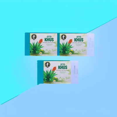 bbts New jadibuti herbal Otto Khus perfumed soap bar 3pcs(3 x 75 g)