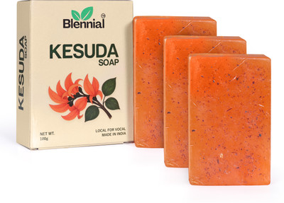 Blennial Natural Homemade Kesuda soap Deep Cleansing & Detox Bar | 100g(3 x 100 g)
