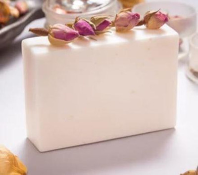 KINEX ROSE MILK Transparent Soap Base DIY Soap Making Material for Home Made Soap(200 g)