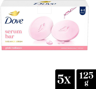 DOVE Serum Bar with Radiance(5 x 125 g)