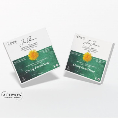 ACTIWOW Jiore Chrisy Soap Nourishing Shea Butter for Radiant Skin CS01(2 x 50 g)