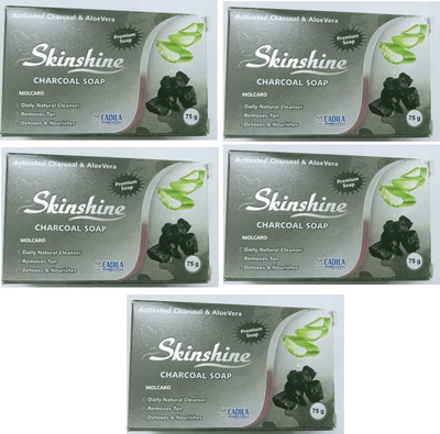 MOLCARO SKIHINE CHARCOAL SOAP(5 x 15 g)