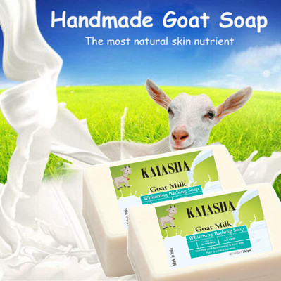 KAIASHA Handmade Goat Milk Soap Moisturizing For All Skin Type (Pack Of 2)(2 x 150 g)