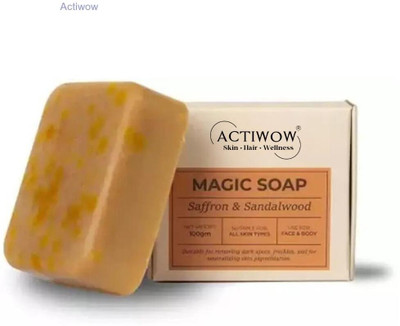 ACTIWOW Magic Soap Flower Dew Bar with Jasmine and Rose(100 g)