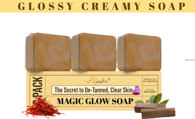 fyxel magic creamy soap de-tan skin man and woman nbghk(3 x 100 g)
