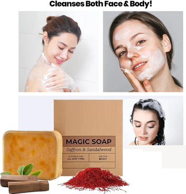 sheny soft safflon and sandalwood hand made soap d ten handmade soap(150 g)