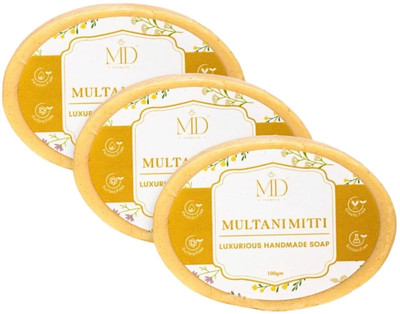 MD COSMETIC Multani Mitti Soap_3(3 x 33.33 g)