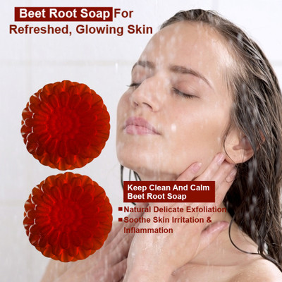 panthi Beet Root Soap (100 g) (pack of 1) (100GM) (PACK OF 2)(2 x 100 g)