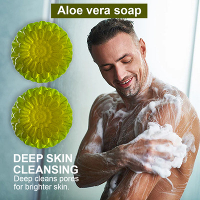 Groovy Aloe & Vanilla Bean Soap (100GM) (PACK OF 2)(2 x 100 g)