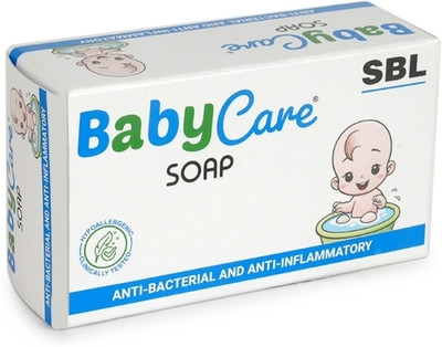 SBL Baby Soap - Anti Bacterial& Anti Inflammatory (Pack of 10)(10 x 75 g)