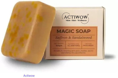 ACTIWOW Magic Soap Gentle Cream Bar with Soft Lather and Freshness(100 g)