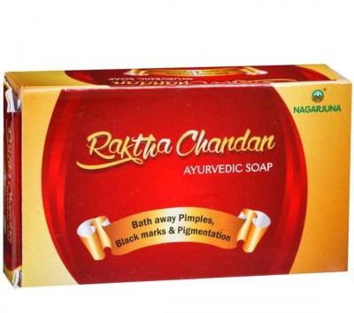 Nagarjuna Raktha Chandan Ayurvedic Black Marks Pigmentation Soap (75g) (Pack of 1)(75 g)