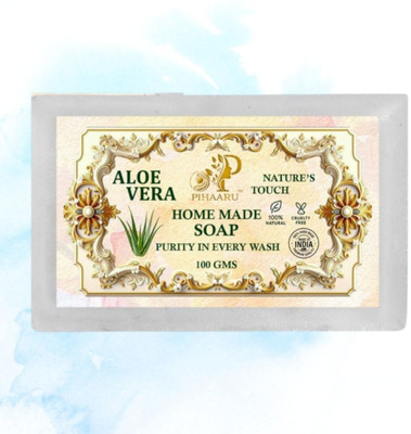 Pihaaru Aloe Vera Refresh Bar Handmade Herbal Cleanser(100g)/(100 g)