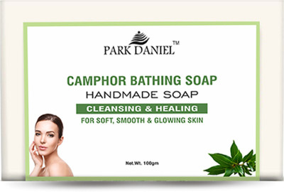 PARK DANIEL Camphor Soap For Bath For Soft Skin Pack of 1 of 100Grams(100 g)